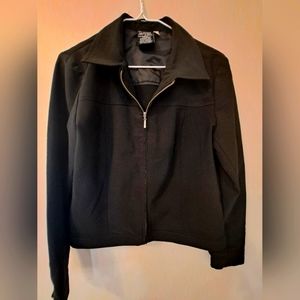 Haggar Women’s Jacket Size 6 Black Full Zipper